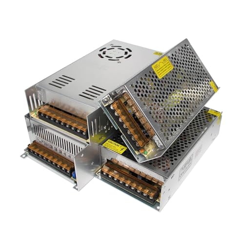 PJKTBEYI AC DC 48V 3A 5A 7,5A 10A 12,5A 15A Schaltnetzteil SMPS 110/220V 48V Beleuchtung 145W 250W 360W 500W 600W 720W(48V 3A 145W) von PJKTBEYI