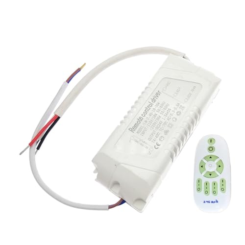 PJKTBEYI AC110V-220V 18W-108W-150W Ausgang 24V 2,4G Fernbedienung LED-Treiber-Netzteil for zweifarbigen LED-Streifen Dimmen Farbwechsel(18-36W,AC 110V with Remote) von PJKTBEYI