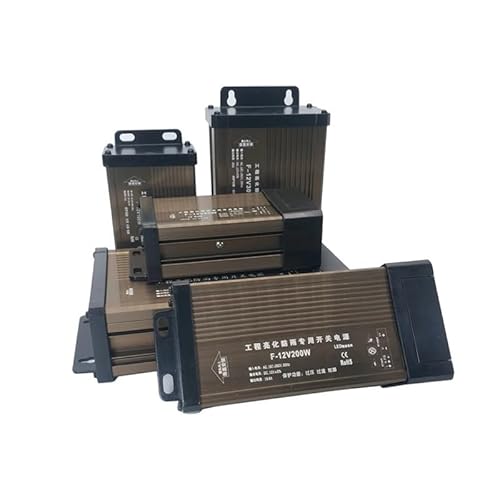 PJKTBEYI LED-Treiber 12 24 V Netzteil Adapter Beleuchtung DC 12V 24V Power 5A 8A 10A 15A 20A Netzteil Outdoor Regendicht(12V 16.5A 200W) von PJKTBEYI