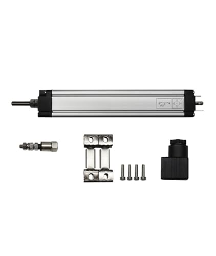 PJKTBEYI Linearer Verschiebungssensor HLC100mm Spurstange 1K Widerstand Verschiebungswiderstand Lineal Potentiometer Elektronisches Lineal(HLC-250mm-1k) von PJKTBEYI