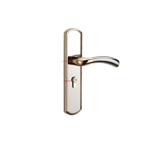 PJKTBEYI Türschloss ohne Stanzen Innentürschloss Ersatz Schlafzimmer Home Multifunktionales Türschloss Altes Holztürschloss Türgriff(A 145 Lock Lock Tongue 65-35-50mm) von PJKTBEYI