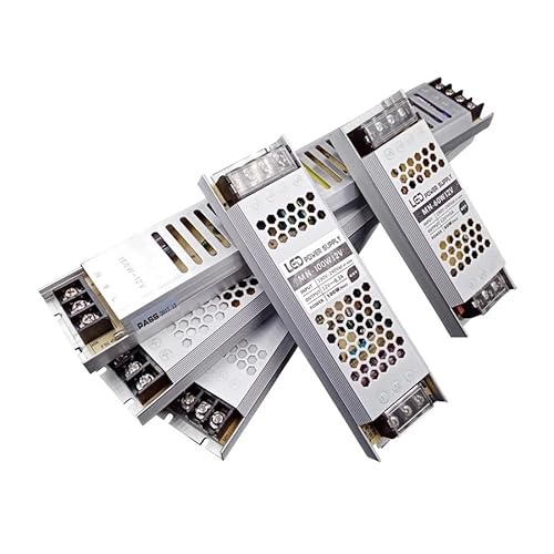 PJKTBEYI Ultradünner LED-AC-DC-Netzteiltransformator 220 V auf 12 V 24 V Beleuchtung 220 V auf 110 V Konverter 12 V 24 V Netzteil(12v 200w) von PJKTBEYI