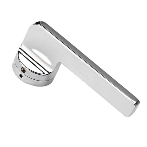 PJKTBEYI Zinklegierung Split Lock HC-045 Indoor Holztürschloss Moderner einfacher Türgriff(Steel Color) von PJKTBEYI
