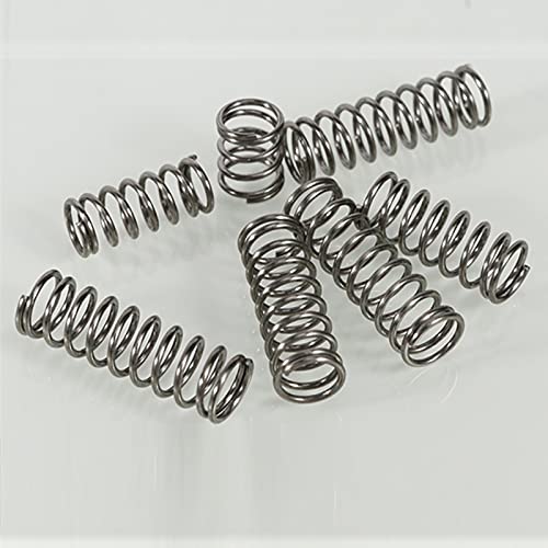 PJLANG 1.2x13mm Druckfedern, 1,2 mm Drahtdurchmesser x 13mm Außendurchmesser x (5-50) mm freie Länge, Federstahl Verlängerungsfeder, 10 stücke(Length 50mm) von PJLANG