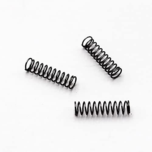 PJLANG Druckfedern, 0,9 mm Drahtdurchmesser * 6 mm Außendurchmesser * (5-50) mm freie Länge, Federstahlverlängerungsfeder, 1 0PCS.(Length 50mm) von PJLANG