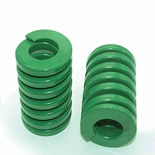 PJLANG Grüne Form Die Federn, 10 mm od, 5mm Innendurchmesser, 20-100 mm lang, Federn, grüne Kompressionsform der Feder,(2pcs,40mm) von PJLANG