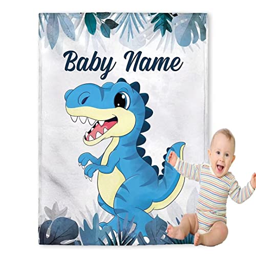 PJLJC personalisierte kuscheldecke Baby Name Decke，Flanell-Decke mit dem Namen und Geburtsdatum Ihres Kindes Geburt jeden kleinen Jungen oder Mädchen von PJLJC