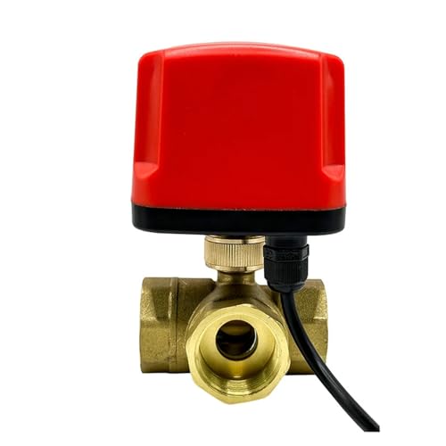 1“ 3-Wege-wasserdichte motorisierte Kugelkugel Messingkugel Drei- oder Zweilinien(L TYPE-220VAC-CR02) von PJVPEJOD