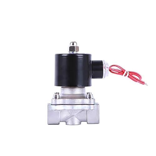 3/8 "Edelstahl Magnetventil Normalerweise Geschlossen DN10 Pipeline Steuerschalter Wasser s for Wasser Öl Luft 220V 24V 12V(Npt-24vac) von PJVPEJOD