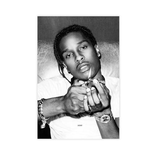 ASAP Rocky-Poster (2) Leinwandposter, Wandkunst, Dekordruck, Bild Gemälde für Wohnzimmer, Schlafzimmer, Dekoration, ungerahmt, 30 x 45 cm von PJWBVA