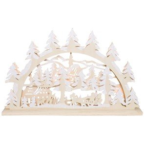 Weihnachtsleuchter, 10 Minilichter, ROTPFEIL Weihnachtsleuchter, 10 Minilichter, ROTPFEIL von PK