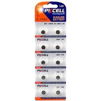 10 Knopfzellen AG4 Super Alkaline 1.5V PKCell von PKCELL