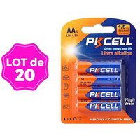 20 Batterien AA LR6 Ultra Alkaline PKCell 1.5V im von PKCELL