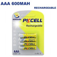 4 Wiederaufladbare Batterien aaa 600mAh 1.2V Pkcell von PKCELL