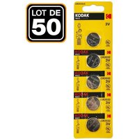 50er-Pack CR2032 3V 210mAh Lithium KODAK Knopfbatterien von PKCELL