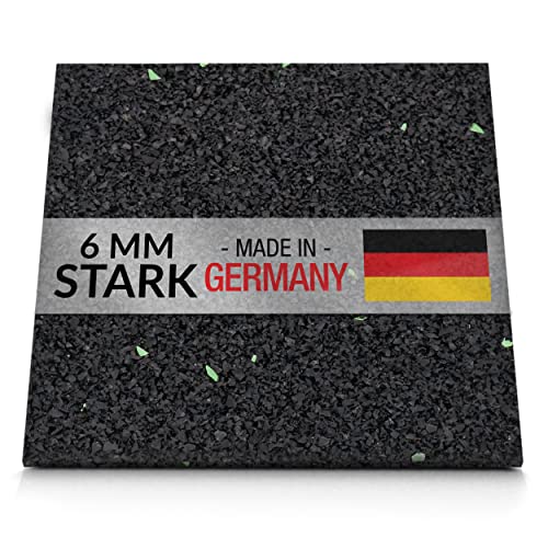 100 Stück 6 mm 90 x 90 mm Terrassenpad, Terrassenpads aus Gummi – Unterlagepads für die Unterkonstruktion ihrer Terrassen Balkon oder Gartenhütte von PKD 720