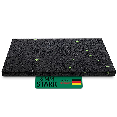 108 Stück 6 mm 50 x 100 mm Terrassenpad, Terrassenpads aus Gummi – Unterlagepads für die Unterkonstruktion ihrer Terrassen Balkon oder Gartenhütte von PKD 720