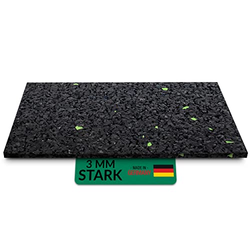 144 Stück 3 mm 50 x 100 mm Terrassenpad, Terrassenpads aus Gummi – Unterlagepads für die Unterkonstruktion ihrer Terrassen Balkon oder Gartenhütte von PKD 720