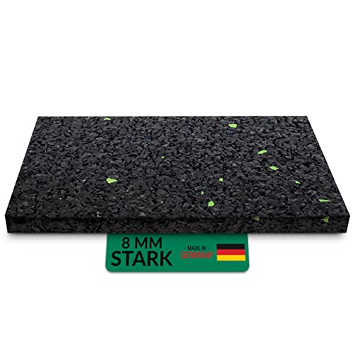 96 Stück 8 mm 50 x 100 mm Terrassenpad, Terrassenpads aus Gummi – Unterlagepads für die Unterkonstruktion ihrer Terrassen Balkon oder Gartenhütte von PKD 720