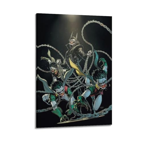 PKEUEHXTO Batman Who Laughs Comic-Film-Poster, dekoratives Gemälde, Leinwand, Wandposter und moderne Familienschlafzimmer-Dekoration, 40 x 60 cm PKEUEHXTO Batman Who Laughs Comic-Film-Poster, dekoratives Gemälde, Leinwand, Wandposter und moderne Familienschlafzimmer-Dekoration, 40 x 60 cm von PKEUEHXTO
