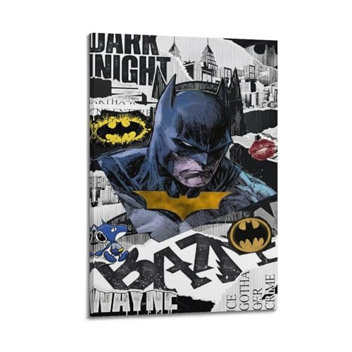 PKEUEHXTO Batman Who Laughs Comic-Film-Poster, dekoratives Gemälde, Leinwand, Wandposter und moderne Familienschlafzimmer-Dekoration, 50 x 75 cm PKEUEHXTO Batman Who Laughs Comic-Film-Poster, dekoratives Gemälde, Leinwand, Wandposter und moderne Familienschlafzimmer-Dekoration, 50 x 75 cm von PKEUEHXTO