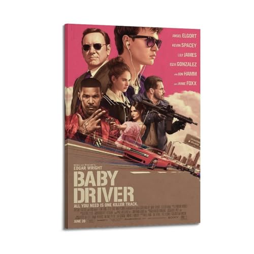 PKEUEHXTO Filmposter "Baby Driver", dekoratives Gemälde, Leinwand, Wandposter und moderne Familienschlafzimmer-Dekoration, 60 x 90 cm PKEUEHXTO Filmposter "Baby Driver", dekoratives Gemälde, Leinwand, Wandposter und moderne Familienschlafzimmer-Dekoration, 60 x 90 cm von PKEUEHXTO