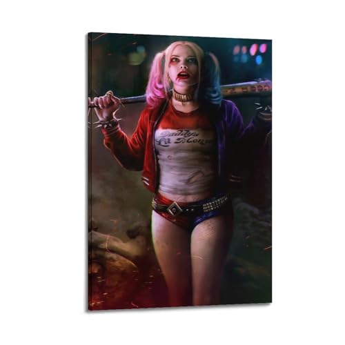 PKEUEHXTO Harley Quinn Kiss Poster, dekoratives Gemälde, Leinwand, Wandposter und moderne Familienschlafzimmer-Dekoration, 20 x 30 cm PKEUEHXTO Harley Quinn Kiss Poster, dekoratives Gemälde, Leinwand, Wandposter und moderne Familienschlafzimmer-Dekoration, 20 x 30 cm von PKEUEHXTO