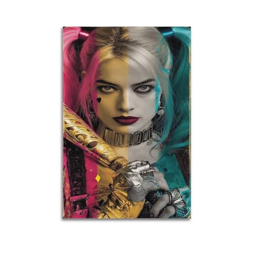 PKEUEHXTO Harley Quinn Kiss Poster, dekoratives Gemälde, Leinwand, Wandposter und moderne Familienschlafzimmer-Dekoration, 40 x 60 cm PKEUEHXTO Harley Quinn Kiss Poster, dekoratives Gemälde, Leinwand, Wandposter und moderne Familienschlafzimmer-Dekoration, 40 x 60 cm von PKEUEHXTO