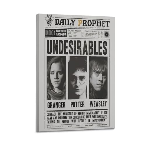 PKEUEHXTO Harry Potter Hogwarts-Liste, Filmposter, dekoratives Gemälde, Leinwand, Wandposter und moderne Familienschlafzimmer-Dekoration, 20 x 30 cm PKEUEHXTO Harry Potter Hogwarts-Liste, Filmposter, dekoratives Gemälde, Leinwand, Wandposter und moderne Familienschlafzimmer-Dekoration, 20 x 30 cm von PKEUEHXTO