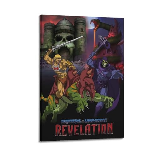 PKEUEHXTO Poster "Masters of the Universe", "Good Vs Evil", dekoratives Gemälde, Leinwand, Wandposter und moderne Familienschlafzimmer-Dekoration, 50 x 75 cm PKEUEHXTO Poster "Masters of the Universe", "Good Vs Evil", dekoratives Gemälde, Leinwand, Wandposter und moderne Familienschlafzimmer-Dekoration, 50 x 75 cm von PKEUEHXTO