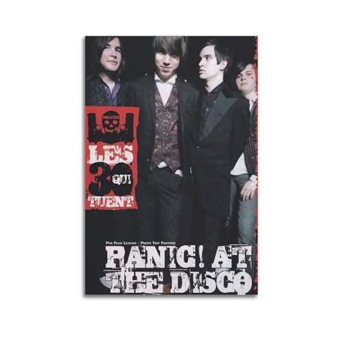 PKEUEHXTO Poster "Panic At The Disco", dekoratives Gemälde, Leinwand, Wandposter und moderne Familienschlafzimmer-Dekoration, 40 x 60 cm von PKEUEHXTO