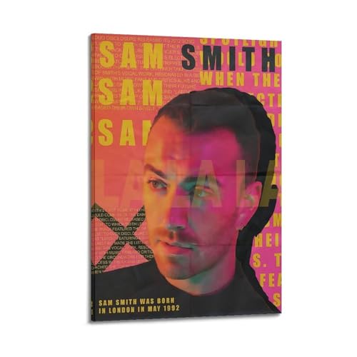 PKEUEHXTO Sam Smith – Poster, dekoratives Gemälde, Leinwand, Wandposter und moderne Familienschlafzimmer-Dekoration, 30 x 45 cm PKEUEHXTO Sam Smith – Poster, dekoratives Gemälde, Leinwand, Wandposter und moderne Familienschlafzimmer-Dekoration, 30 x 45 cm von PKEUEHXTO