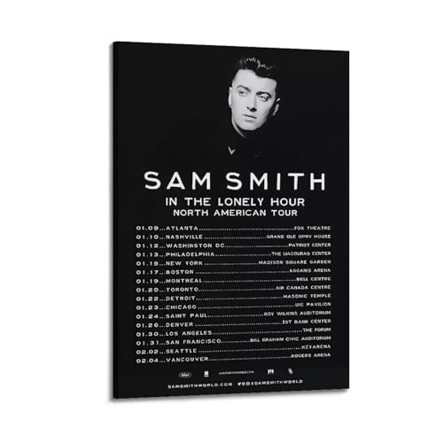 PKEUEHXTO Sam Smith – Poster, dekoratives Gemälde, Leinwand, Wandposter und moderne Familienschlafzimmer-Dekoration, 30 x 45 cm PKEUEHXTO Sam Smith – Poster, dekoratives Gemälde, Leinwand, Wandposter und moderne Familienschlafzimmer-Dekoration, 30 x 45 cm von PKEUEHXTO