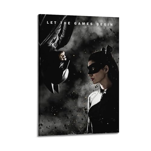 PKEUEHXTO The Dark Knight Rises, Catwoman-Poster, dekoratives Gemälde, Leinwand, Wandposter und moderne Familienschlafzimmer-Dekoration, 20 x 30 cm PKEUEHXTO The Dark Knight Rises, Catwoman-Poster, dekoratives Gemälde, Leinwand, Wandposter und moderne Familienschlafzimmer-Dekoration, 20 x 30 cm von PKEUEHXTO