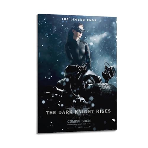 PKEUEHXTO The Dark Knight Rises – Catwoman-Poster, dekoratives Gemälde, Leinwand, Wandposter und moderne Familienschlafzimmer-Dekoration, 40 x 60 cm PKEUEHXTO The Dark Knight Rises – Catwoman-Poster, dekoratives Gemälde, Leinwand, Wandposter und moderne Familienschlafzimmer-Dekoration, 40 x 60 cm von PKEUEHXTO