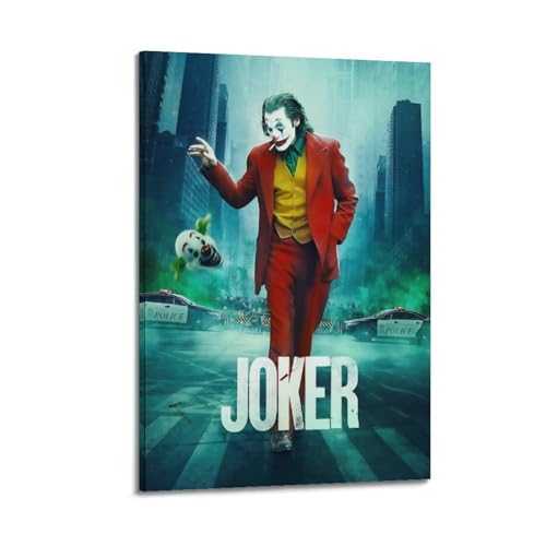 PKEUEHXTO The Joker Comic-Kunst-Poster, dekoratives Gemälde, Leinwand, Wandposter und moderne Familienschlafzimmer-Dekoration, 40 x 60 cm PKEUEHXTO The Joker Comic-Kunst-Poster, dekoratives Gemälde, Leinwand, Wandposter und moderne Familienschlafzimmer-Dekoration, 40 x 60 cm von PKEUEHXTO