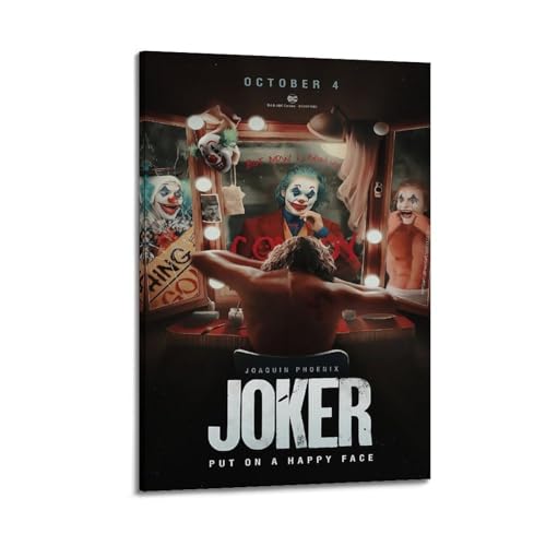 PKEUEHXTO The Joker Comic-Kunst-Poster, dekoratives Gemälde, Leinwand, Wandposter und moderne Familienschlafzimmer-Dekoration, 50 x 75 cm PKEUEHXTO The Joker Comic-Kunst-Poster, dekoratives Gemälde, Leinwand, Wandposter und moderne Familienschlafzimmer-Dekoration, 50 x 75 cm von PKEUEHXTO