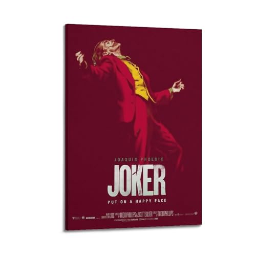 PKEUEHXTO The Joker Comic-Kunst-Poster, dekoratives Gemälde, Leinwand, Wandposter und moderne Familienschlafzimmer-Dekoration, 50 x 75 cm PKEUEHXTO The Joker Comic-Kunst-Poster, dekoratives Gemälde, Leinwand, Wandposter und moderne Familienschlafzimmer-Dekoration, 50 x 75 cm von PKEUEHXTO
