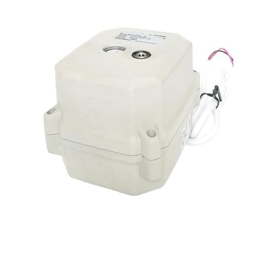 Motorisierte Ventile DC12-24V Elektrischer Ventilantrieb mit Anzeige und manueller Übersteuerung for Ventile von DN15 bis DN50, Ventilantrieb mit Vollmetallgetriebe(ISO5211 STANDARD_DC24V_CR201) von PKHDLYEU