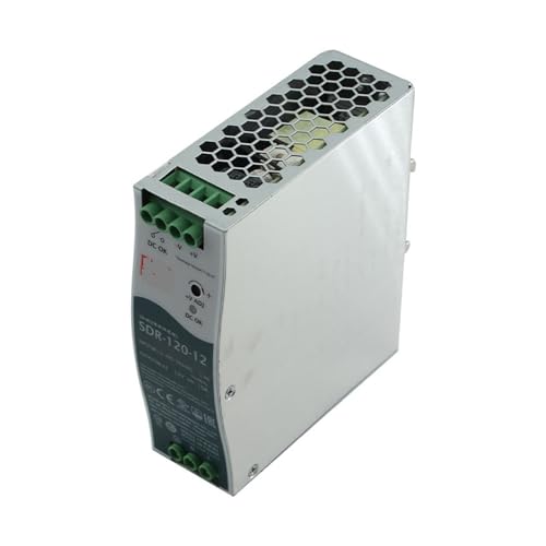 PKHDLYEU 2PCS EDR-120 Industrielles Netzteil auf DIN-Schiene AC zu DC 12V 24V 48V 120W Single Output Switching Netzteil mit PFC (Color : SDR-120(2PCS), Size : 48V_120W) von PKHDLYEU