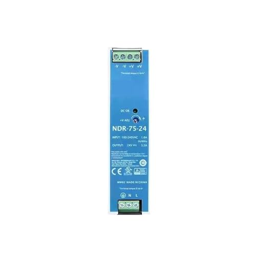 PKHDLYEU 75 W Slim-Switching-Netzteil mit einem Ausgang Montiert auf industrieller DIN-Schiene NDR-75-12 NDR-75-24 NDR-75-48(Size:NDR-75-12) von PKHDLYEU
