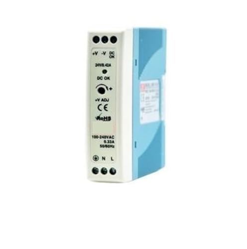 PKHDLYEU Abmessungen Mdr-10-12 10 W 0,84 A 12 V AC DC Schaltnetzteil auf DIN-Schiene mit einem Ausgang (Größe 15 V) von PKHDLYEU