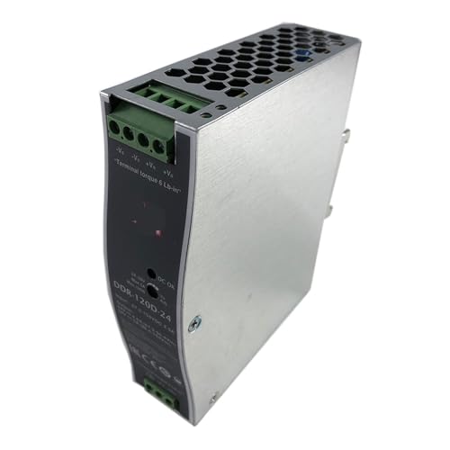 PKHDLYEU DDR-120D-24 120 W DIN-Schienen-DC-DC-Wandler Netzteil 67,2 ~ 154 V DC auf 24 V DC 5 A 120 W Transformator 96 V DC 110 V DC zu 24 V DC von PKHDLYEU