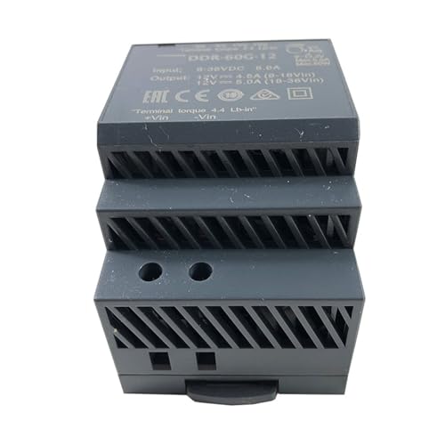 PKHDLYEU DDR-60G-5 54 W DIN-Schienen-DC-DC-Wandler Eingang 9-36 V DC zu 5 V DC Netzteil 10,8 A 54 W (12 V/24 V DC zu 5 V DC) von PKHDLYEU