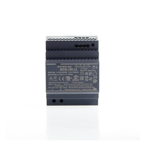 PKHDLYEU HDR-100-24 92 W 24 V DIN-Schienen-Switching-Netzteil 110 V/220 V AC zu 24 V DC 3,83 A Dünnstufenform, isolierter Durchgang LPS PKHDLYEU HDR-100-24 92 W 24 V DIN-Schienen-Switching-Netzteil 110 V/220 V AC zu 24 V DC 3,83 A Dünnstufenform, isolierter Durchgang LPS von PKHDLYEU