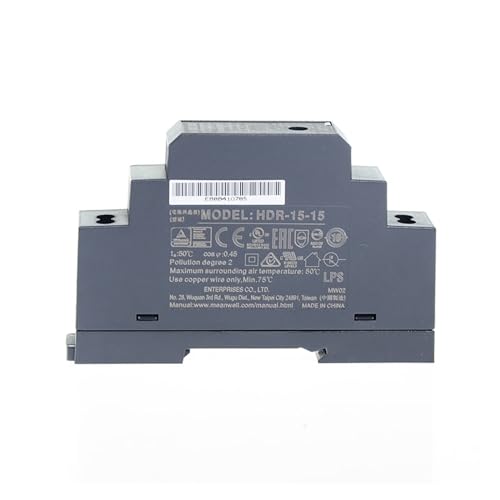 PKHDLYEU HDR-15-15 15W 15V 110V/220V AC auf 15V DC 1A Dünne Stufenform auf DIN-Schiene Isoliert LPS CE UL von PKHDLYEU