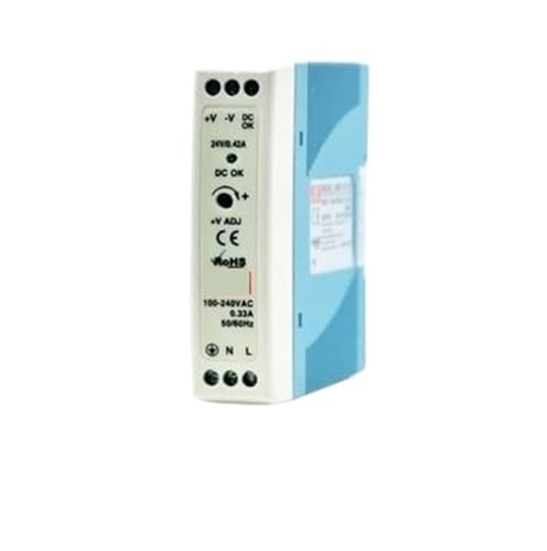 PKHDLYEU MDR-20-24 24 V 1 A MDR-20-12 DC 12 V 1,67 A Industrielles Netzteil auf DIN-Schiene mit einem Ausgang (Größe : 12 V) von PKHDLYEU