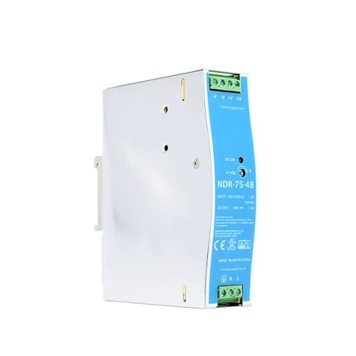 PKHDLYEU Schaltnetzteil NDR-75, 75 W, 12/24/48 V, ultradünne Führungsschiene, industrieller Spannungsregler (Größe: NDR-75-24) von PKHDLYEU