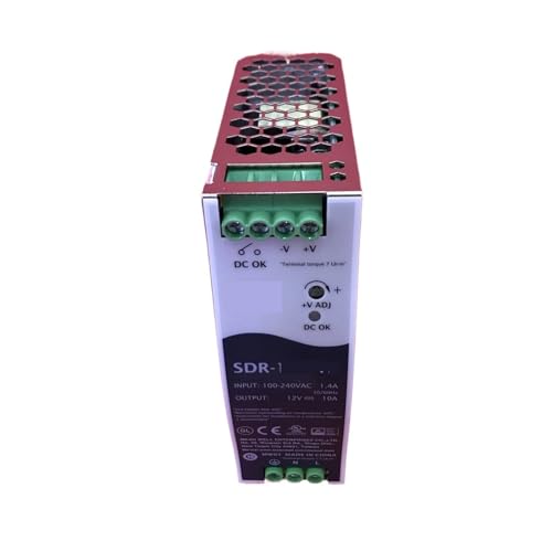 SDR-120 SDR-120-12 SDR-120-24 SDR-120-48 DIN-Schienen-Industrienetzteil mit PFC-Funktion 12 V 2 (Size:SDR-120-48V) von PKHDLYEU