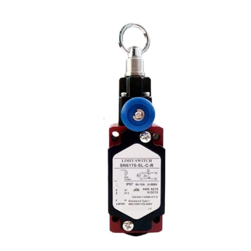 SN2170/SN4170/SN6170-SL-C-R Safety emergency stop pull wire travel switch(1PCS) von PKHDLYEU